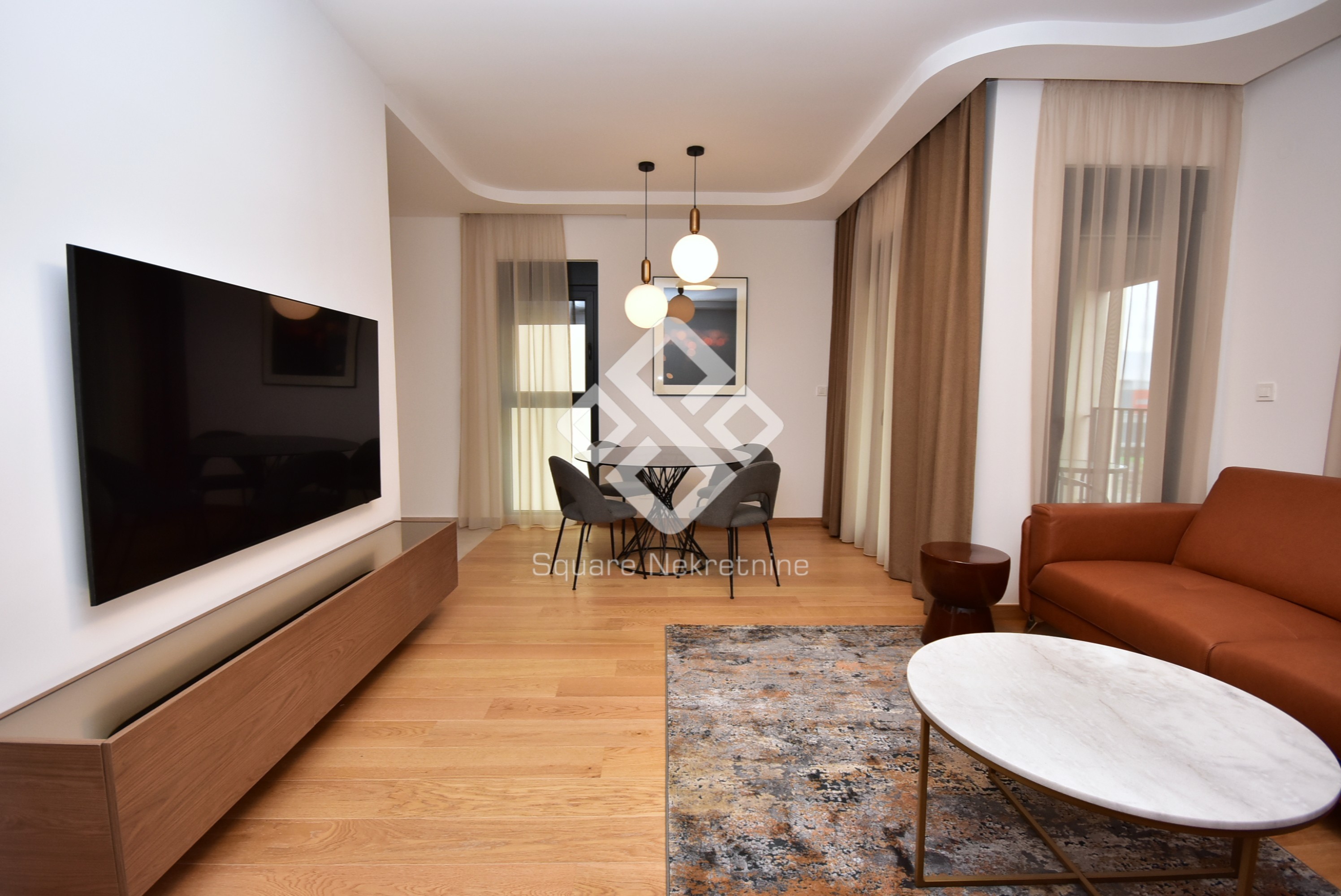 Dvosoban stan 75m2, nov i namjesten+garaza, City Kvart