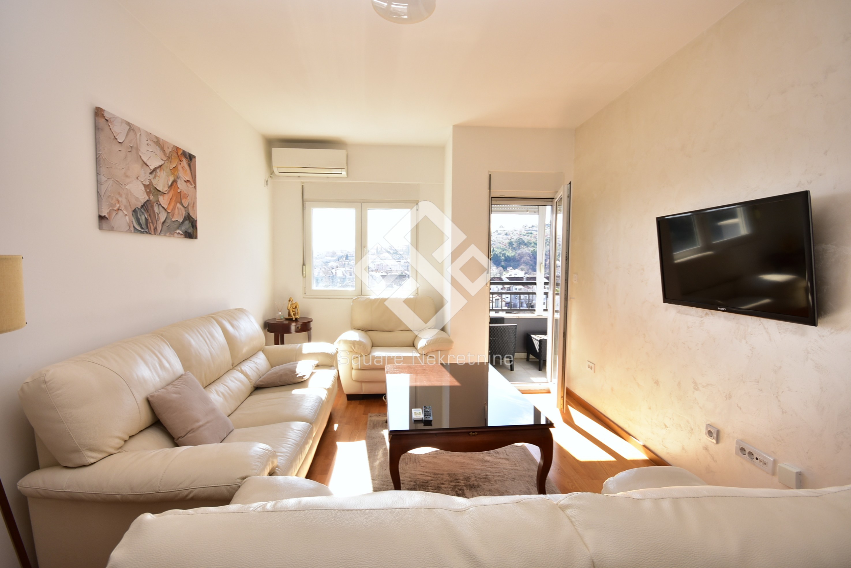 Jednosoban stan 45m2, namjesten+parking, Zabjelo