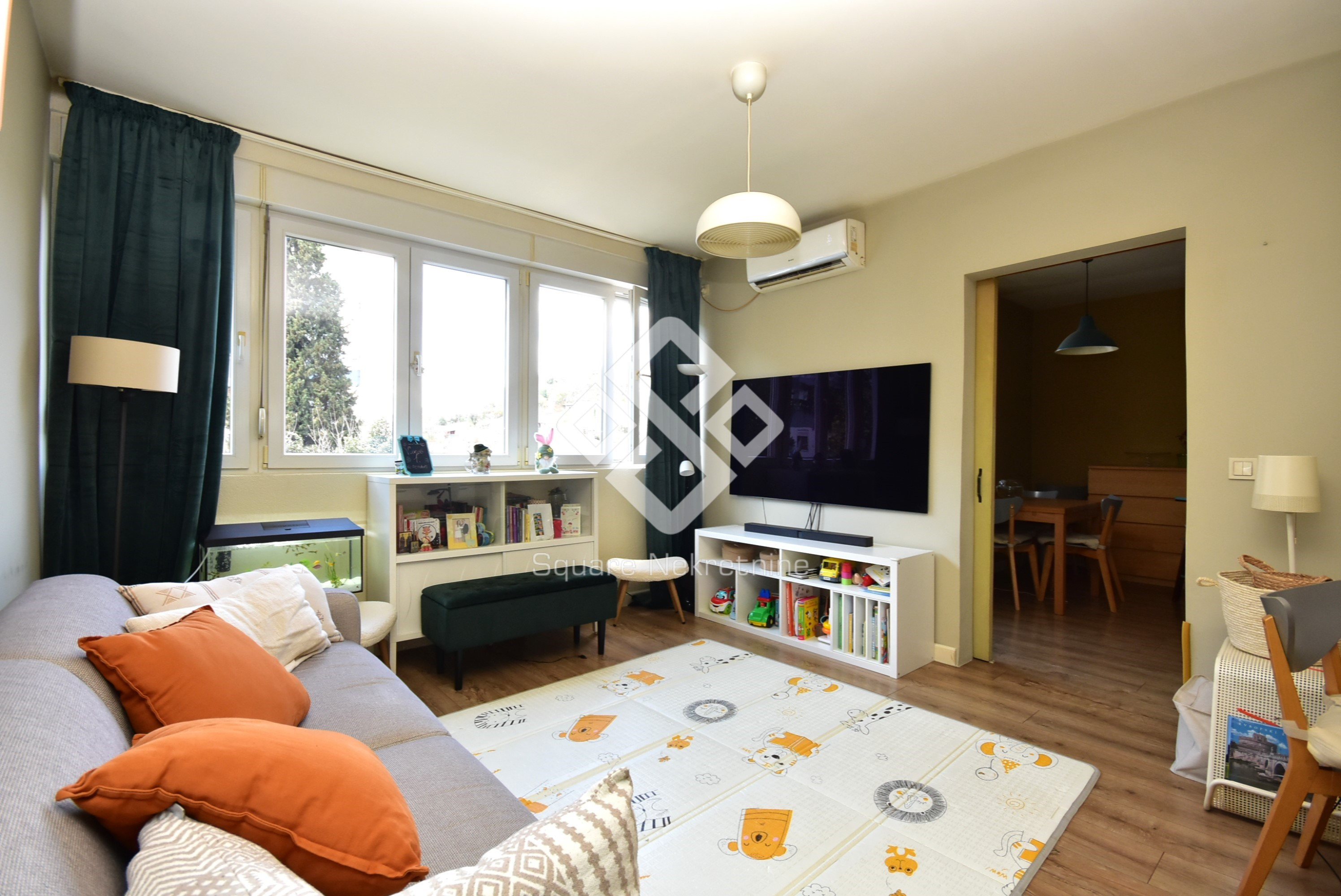 Jednosoban stan 55m2, renoviran i namjesten, Preko Morace