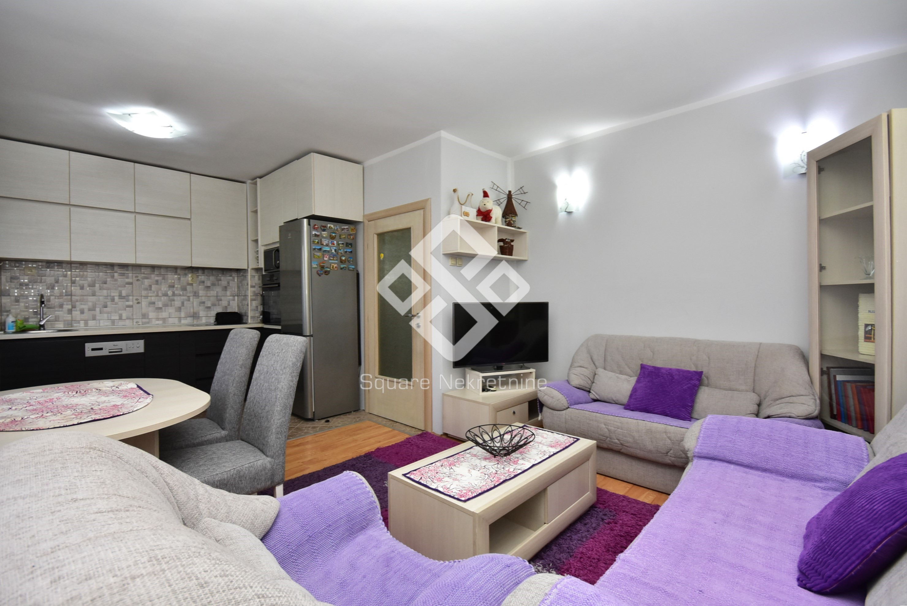 Jednosoban stan 60m2, namjesten, Preko Morace