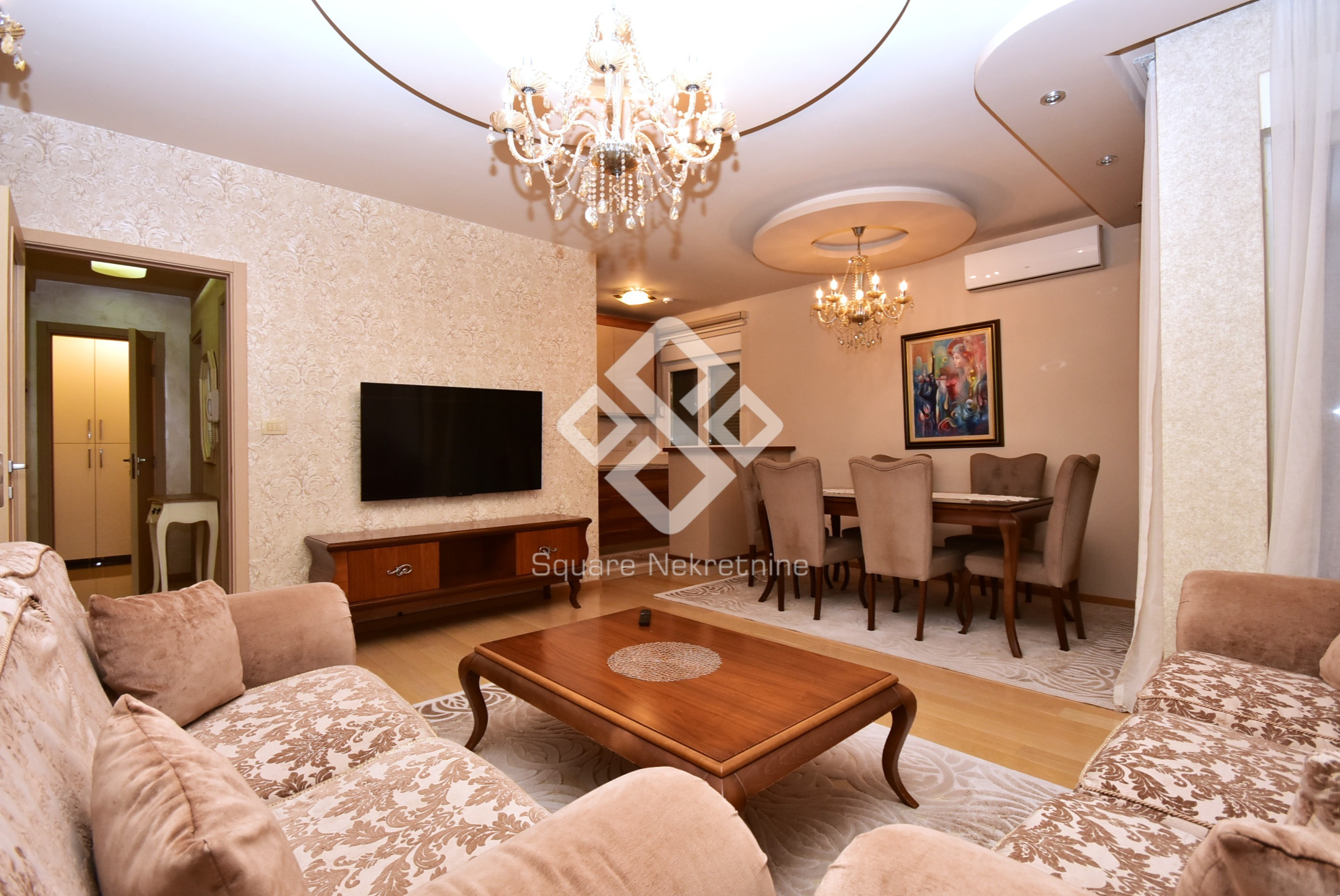 Trosoban stan 105m2, namjesten + garaza, City Kvart